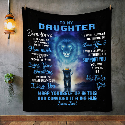 TO MY DAUGHTER - LION & CUB - CHRISTMAS GIFT, BIRTHDAY, GRADUATION GIFT