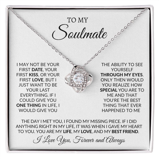 Your Last Everything- Soulmate - Love Knot Necklace