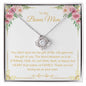 To My Bonus Mom - Eternal Bond Gold - Love Knot Necklace