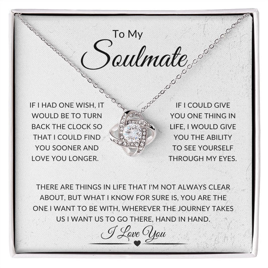 Soulmate - One Wish - Love Knot Necklace