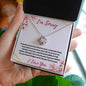 I'm Sorry - Turn Back Time - Love Knot Necklace