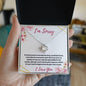 I'm Sorry - Turn Back Time - Love Knot Necklace