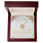 To My Bonus Mom - Eternal Bond Gold - Love Knot Necklace