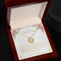 To My Bonus Mom - Eternal Bond Gold - Love Knot Necklace