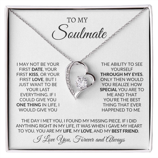 Your Last Everything- Soulmate - Forever Love Necklace